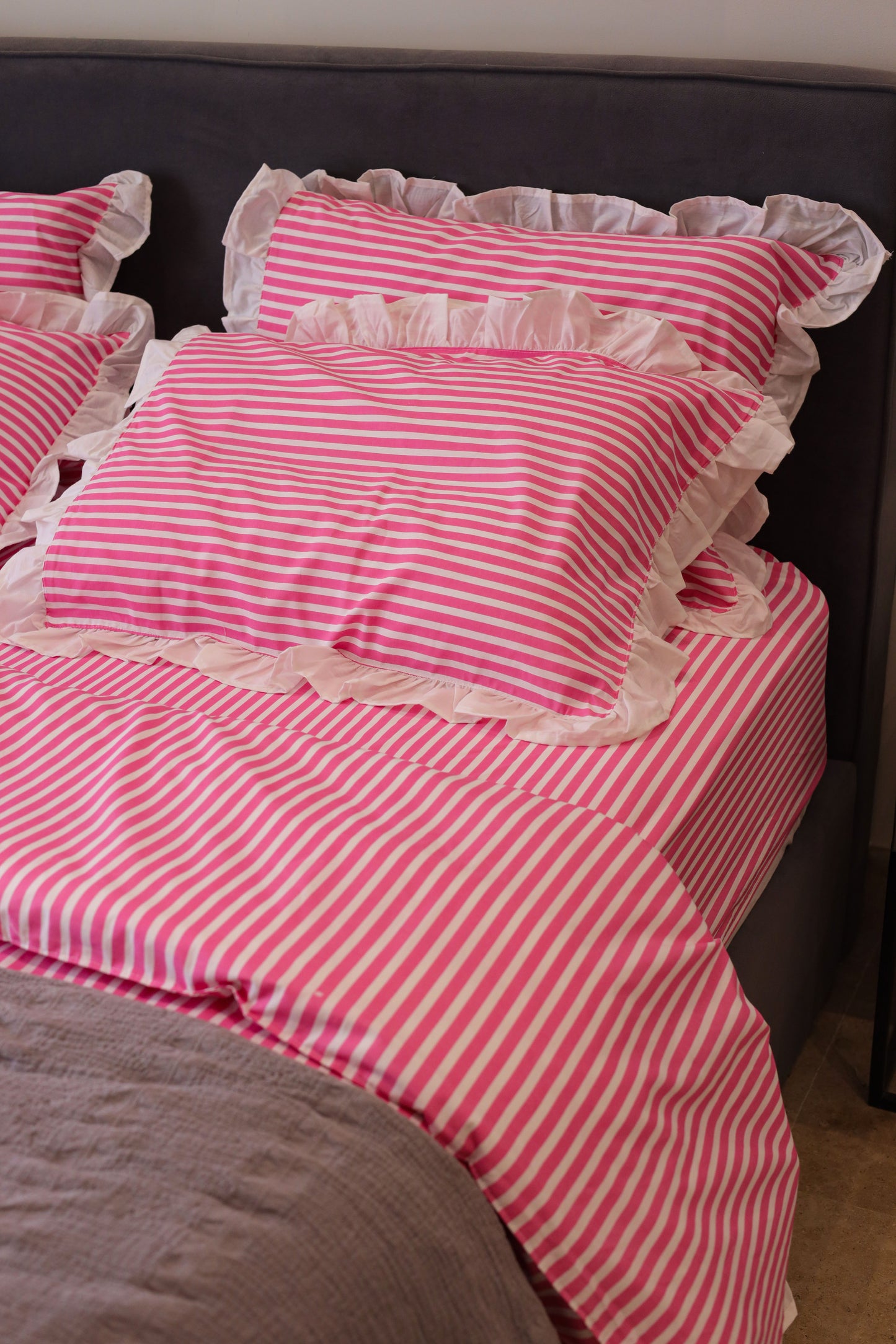 CANDY RUFFLES cotton duvet cover