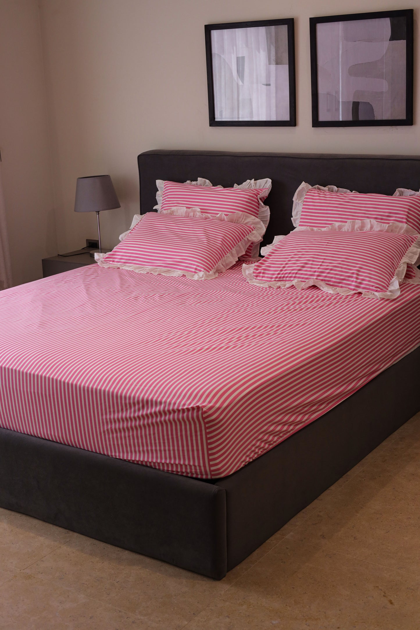 CANDY RUFFLES cotton bedsheet