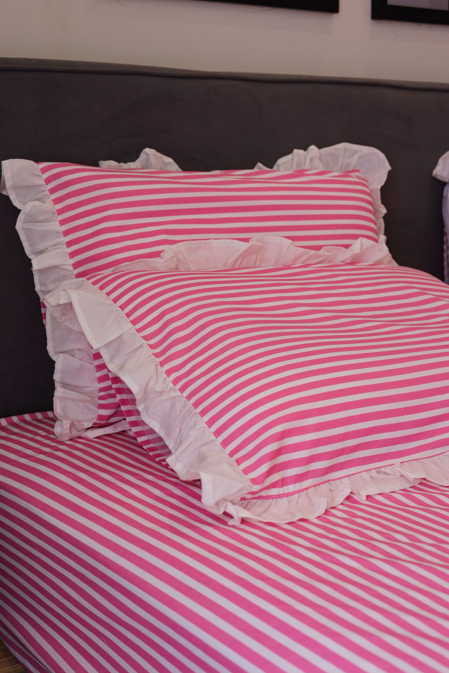 CANDY RUFFLES cotton bedsheet