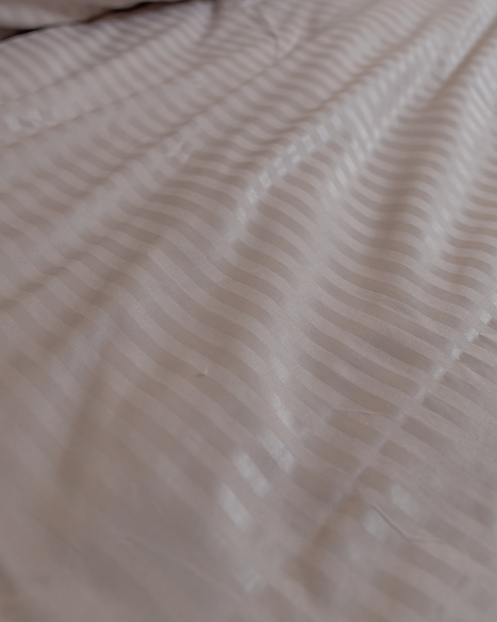 CHAMPAGNE stripe duvet cover