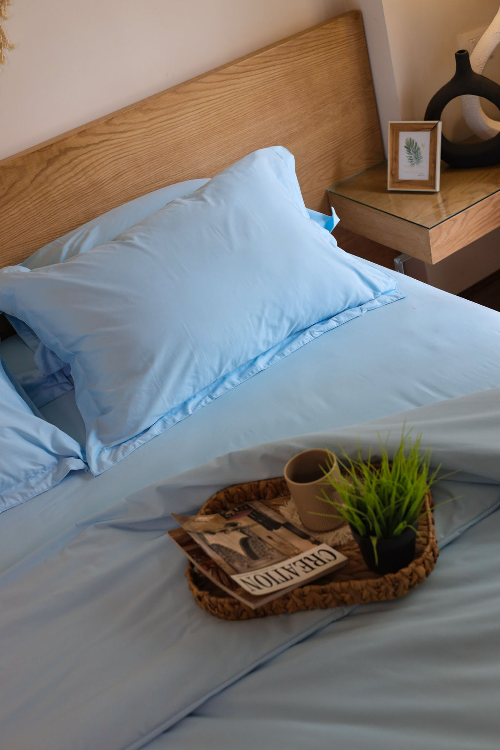 AQUA Premium Cotton Duvet Cover