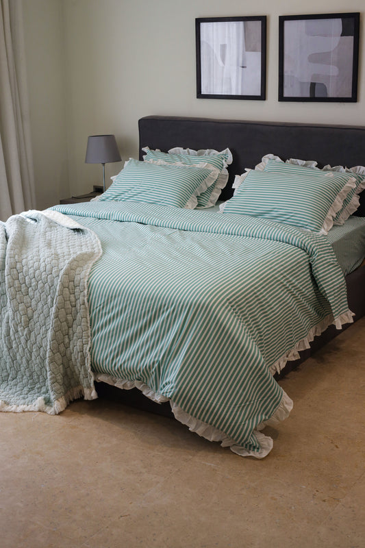FRESH RUFFLES cotton duvet cover