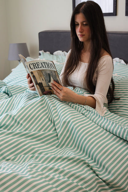 FRESH RUFFLES cotton duvet cover