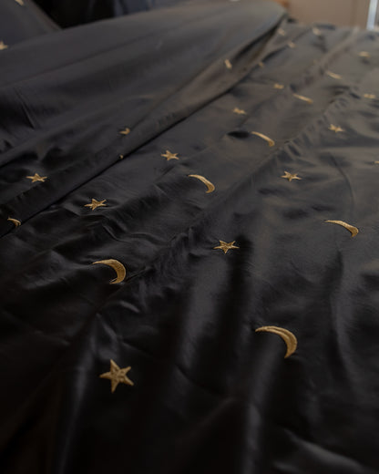 MOONLIT silky cotton duvet cover