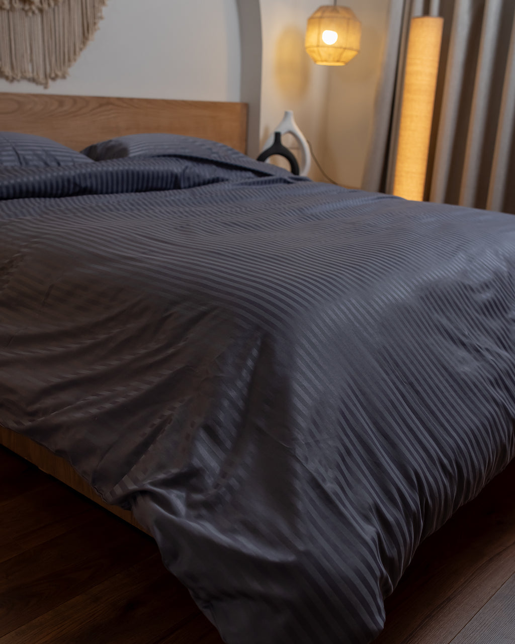 ASH stripe duvet cover