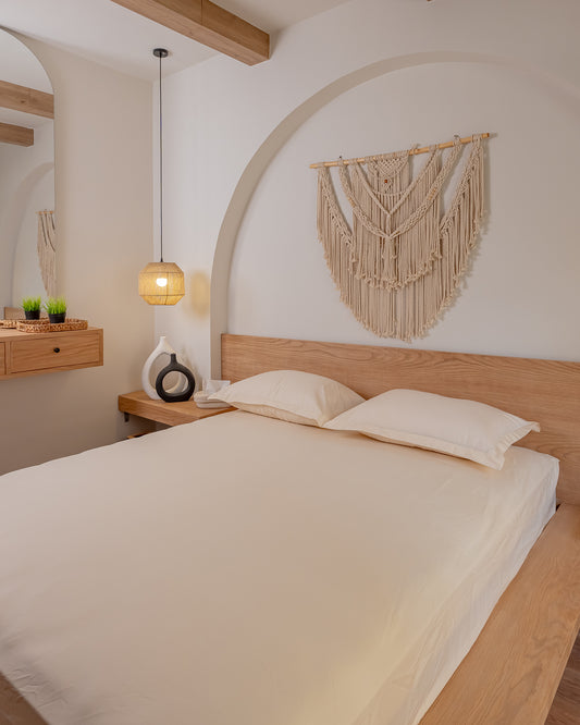 BEIGE Premium Cotton Bedsheet