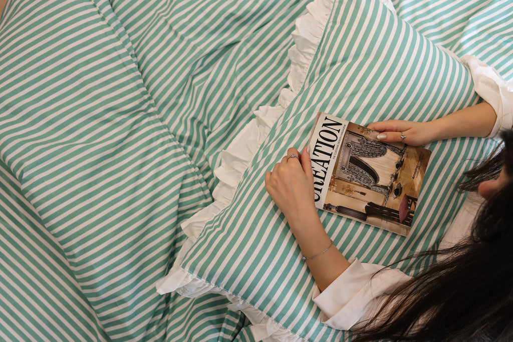 FRESH RUFFLES cotton duvet cover