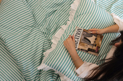 FRESH RUFFLES cotton duvet cover