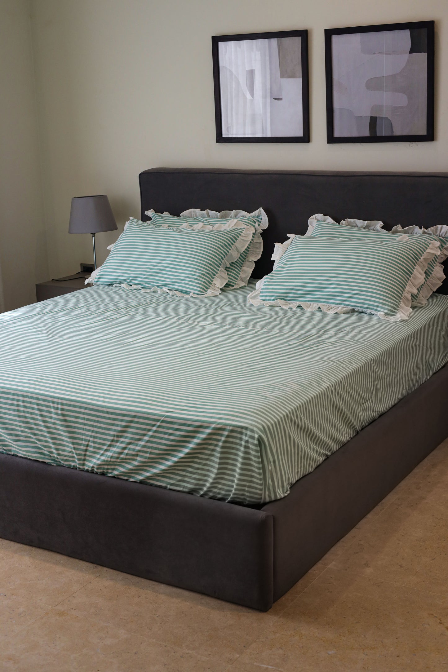 FRESH RUFFLES cotton bedsheet