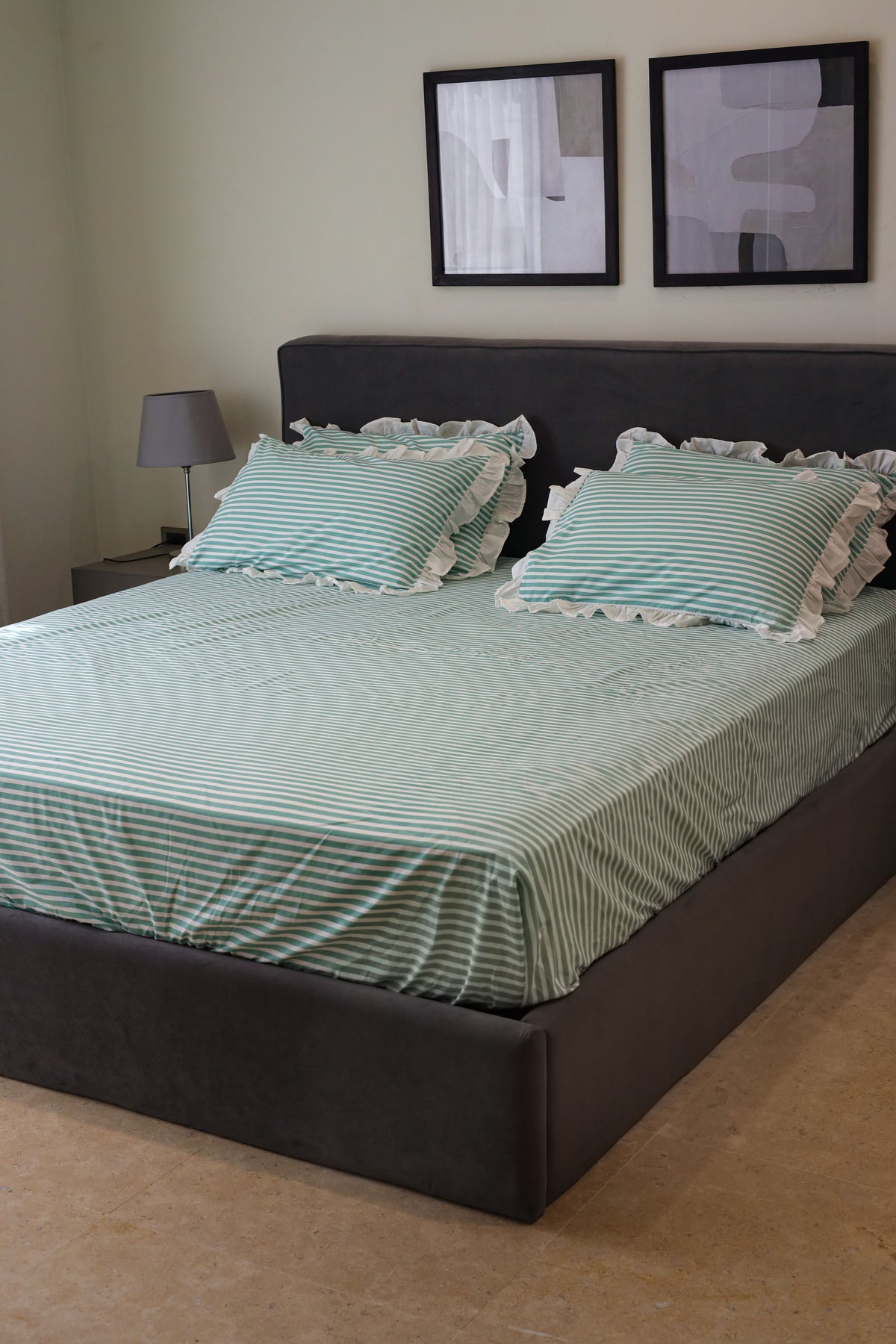 FRESH RUFFLES cotton bedsheet