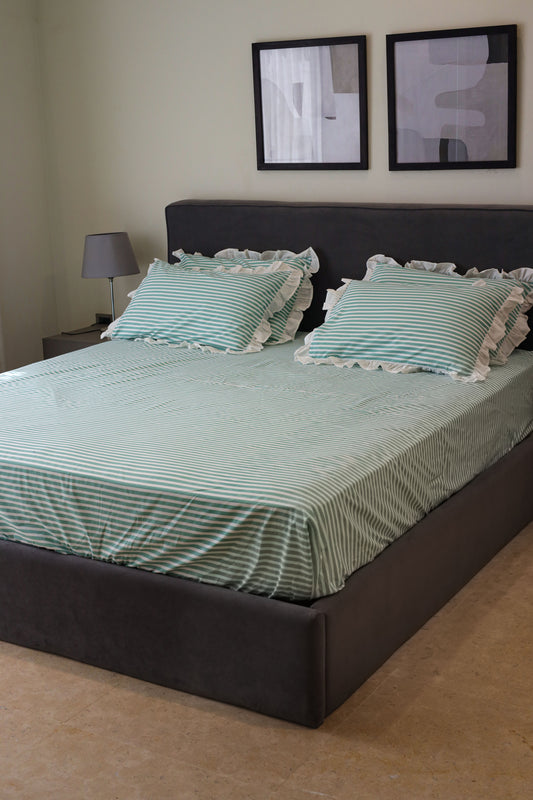 FRESH RUFFLES cotton bedsheet