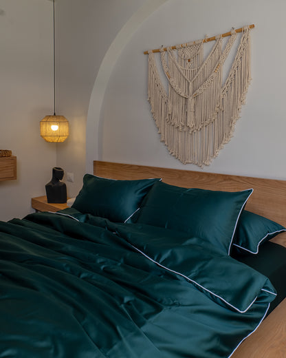 EMERALD silky cotton duvet cover