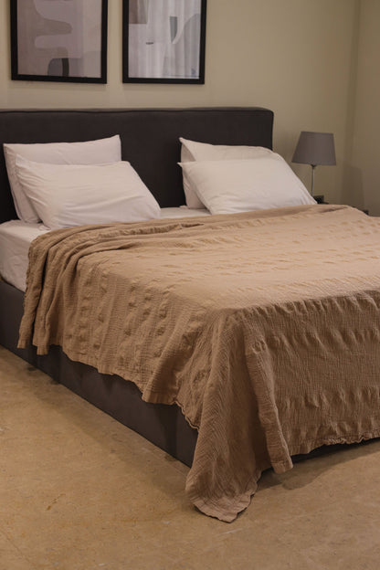 DUSTY ELITE Washed Cotton Throw Blanket