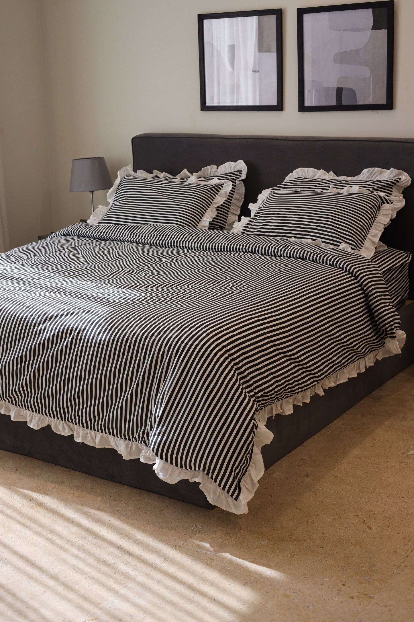 CLASSIC RUFFLES cotton duvet cover