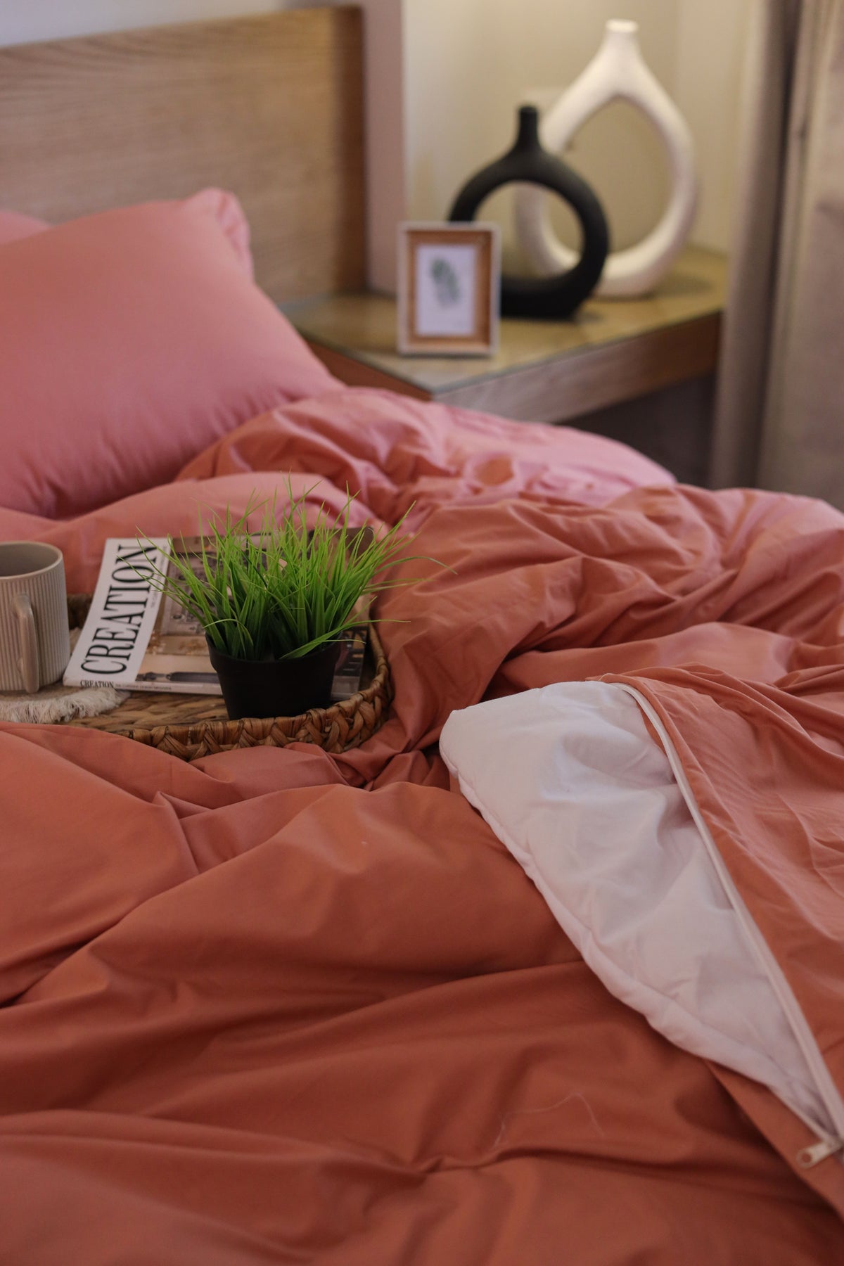 SALMON Premium Cotton Duvet Cover