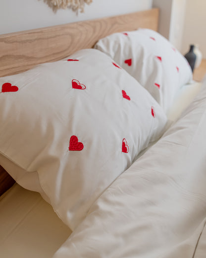 MUCH LOVE silky cotton duvet cover