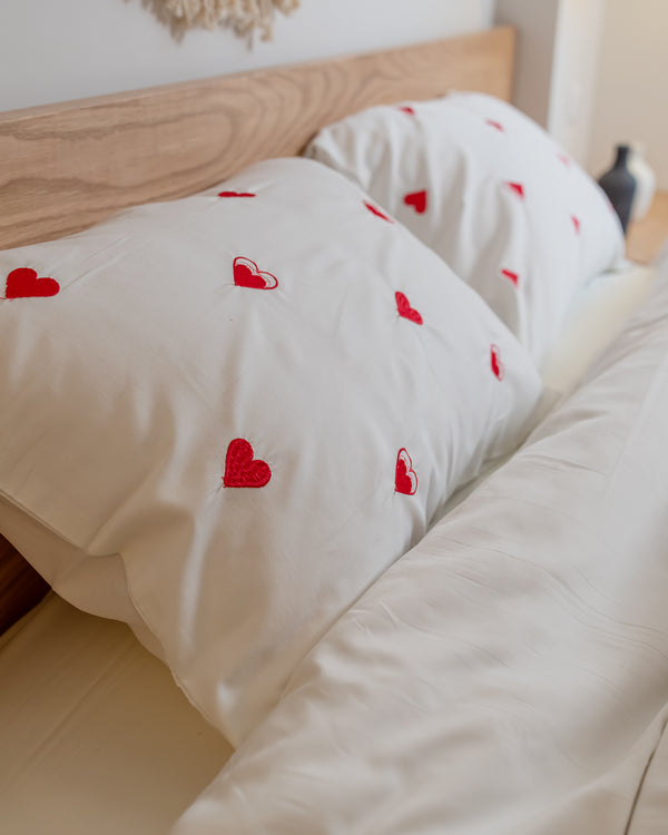 MUCH LOVE silky cotton duvet cover