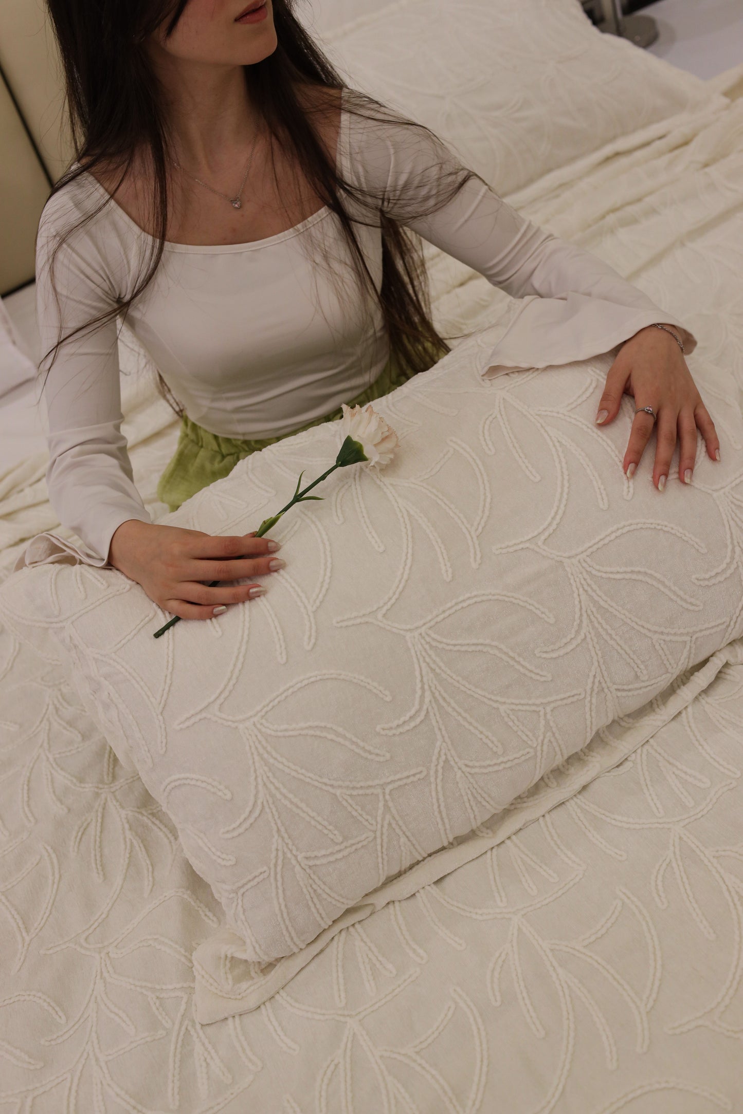 SIDRA chenille bridal set
