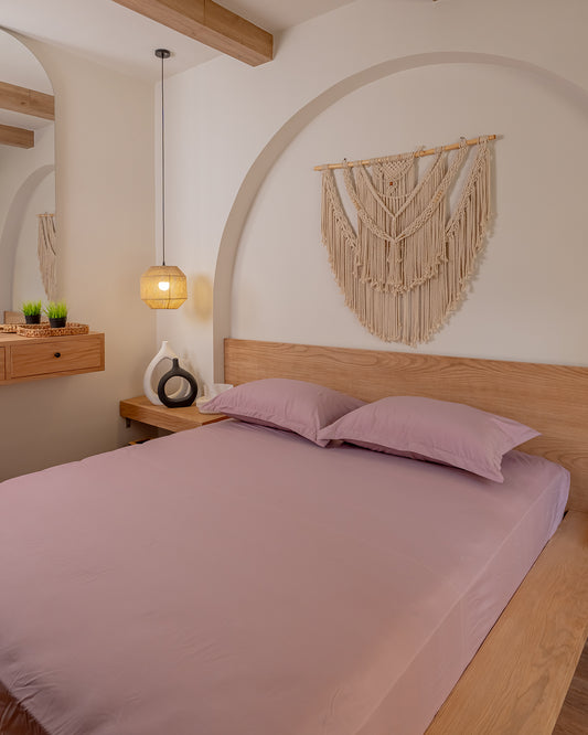 PLUM PURPLE Premium Cotton Bedsheet