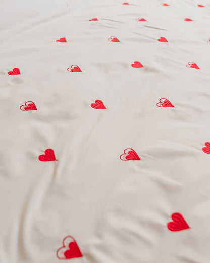 MUCH LOVE silky cotton duvet cover