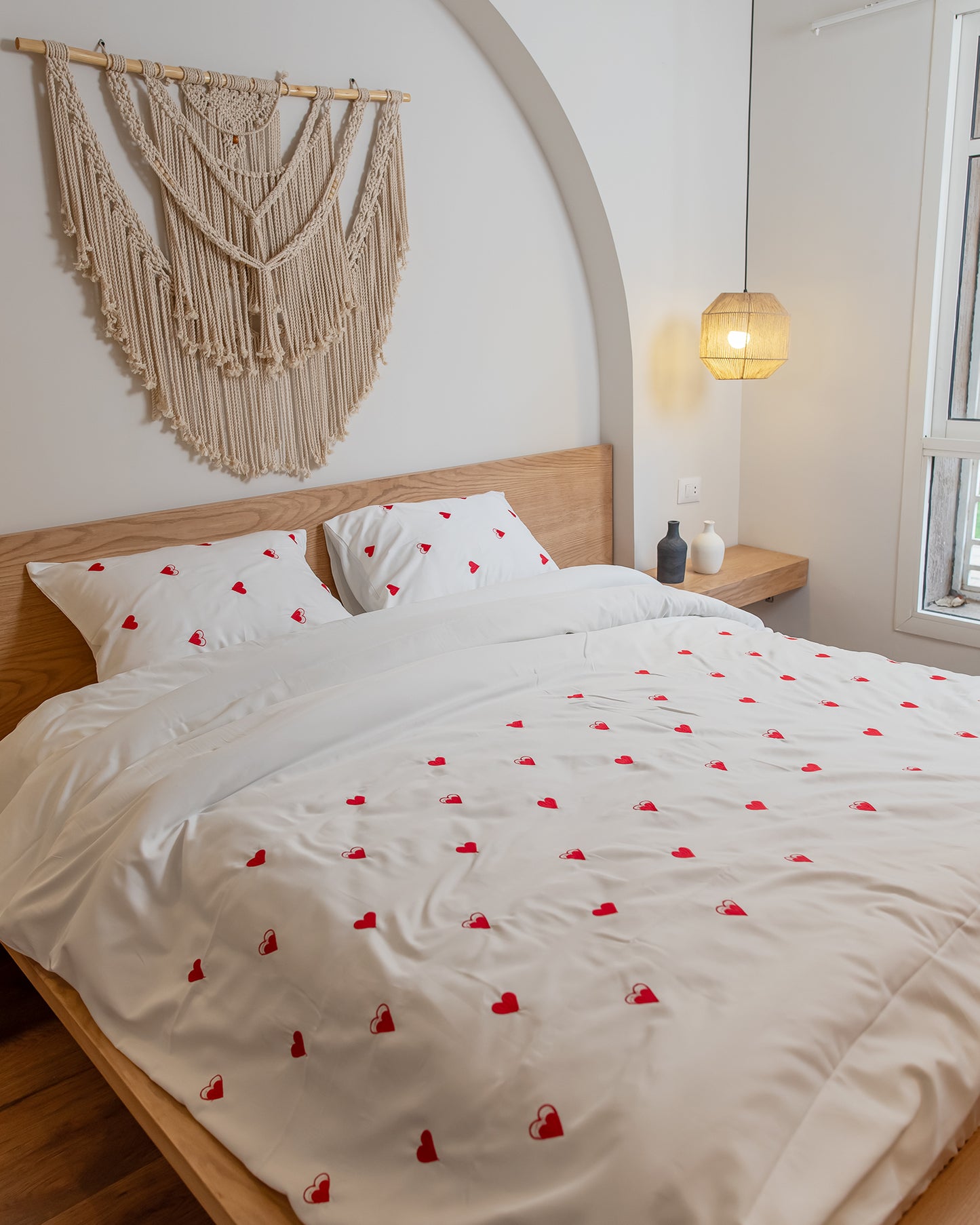 MUCH LOVE silky cotton duvet cover
