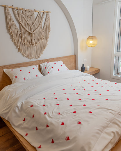 MUCH LOVE silky cotton duvet cover