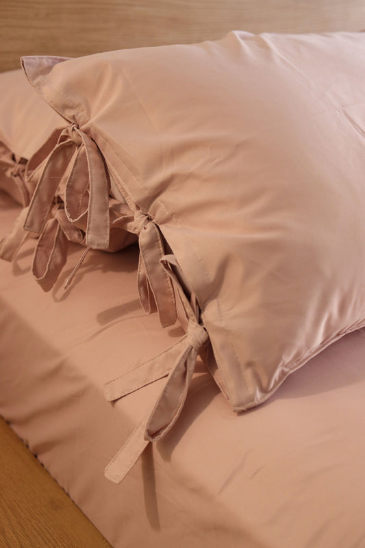 RIBBONELLE MARSHMELLO silky cotton duvet cover