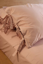 RIBBONELLE MARSHMELLO silky cotton bedsheet