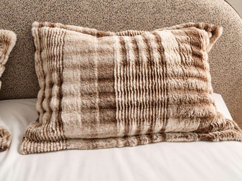CAMEL ZARINA Fur Duvet