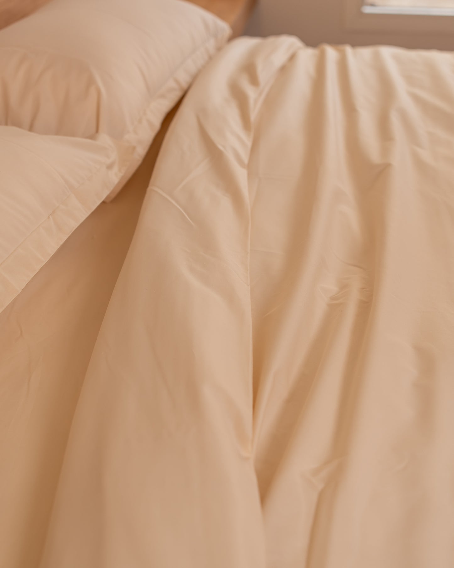 BEIGE cotton duvet cover