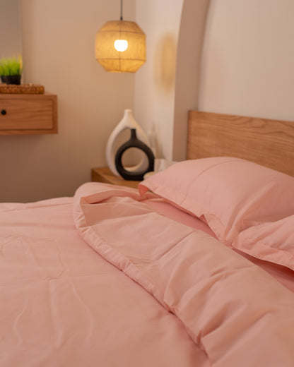 SOFT BLUSH cotton duvet cover