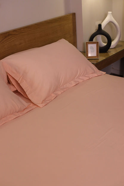 PEACH Premium Cotton Bedsheet