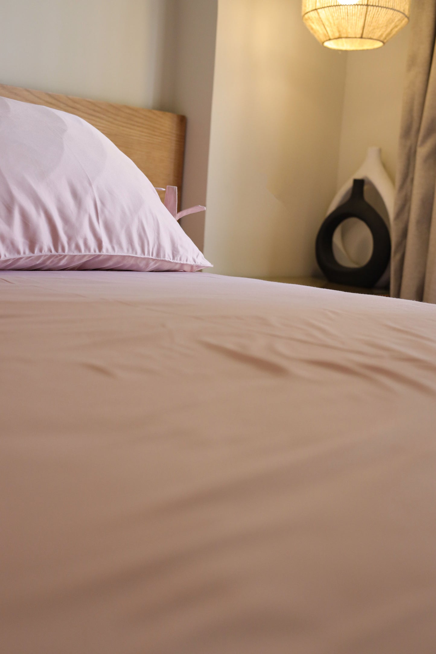 RIBBONELLE MARSHMELLO silky cotton bedsheet
