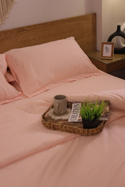 PEACH Premium Cotton Bedsheet