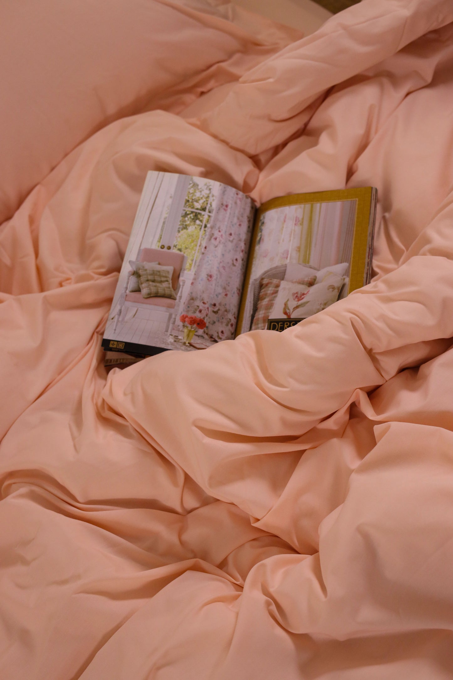 PEACH Premium Cotton Duvet Cover