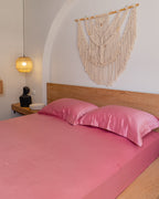 WATERMELON oxford silky cotton bedsheet