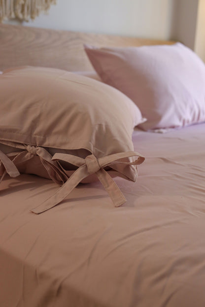 RIBBONELLE MARSHMELLO silky cotton bedsheet