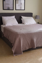 CLOUDY KNOTS Cotton Throw Blanket