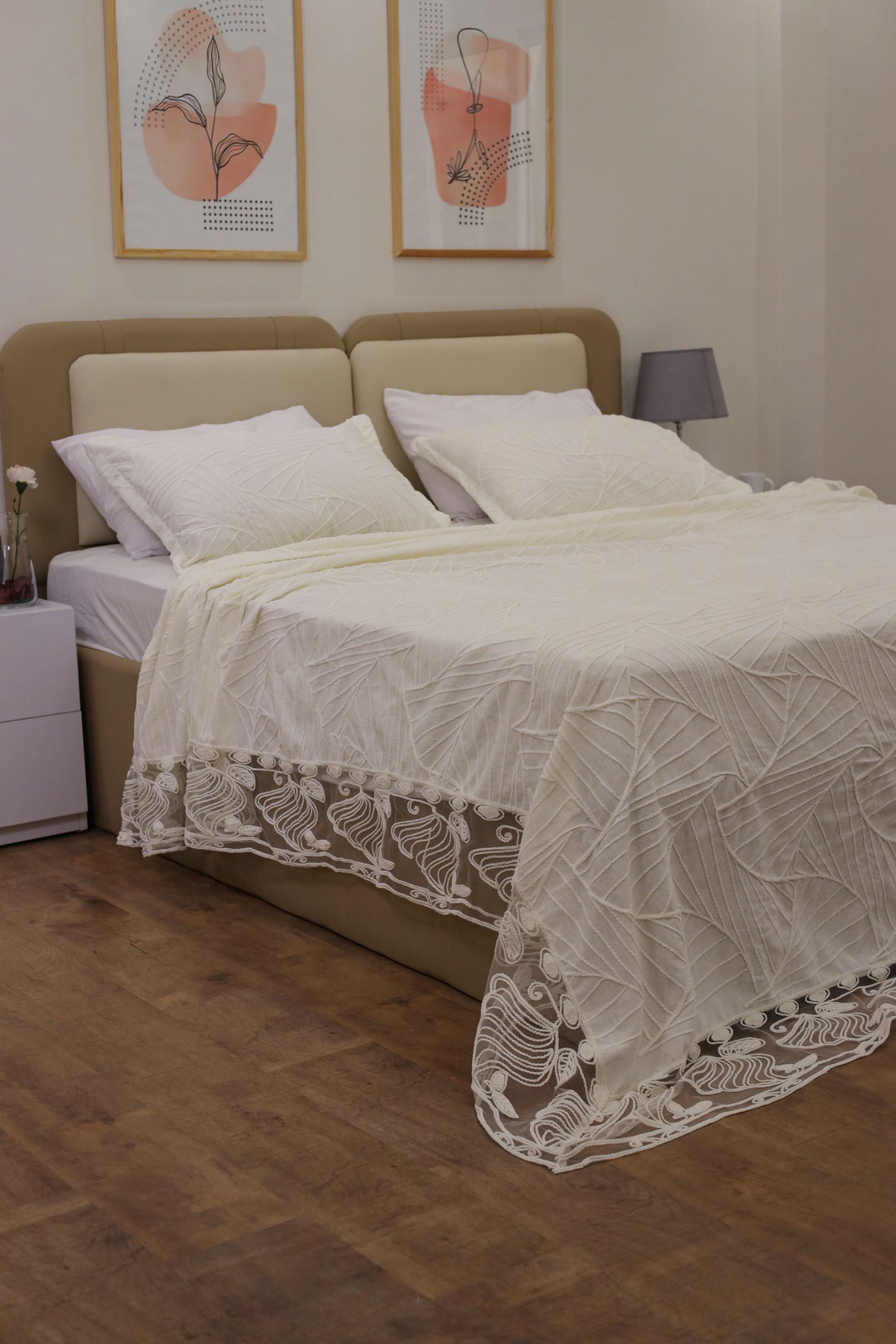PALMIRA chenille bridal set