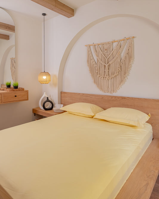 MORNING LIGHT Premium Cotton Bedsheet