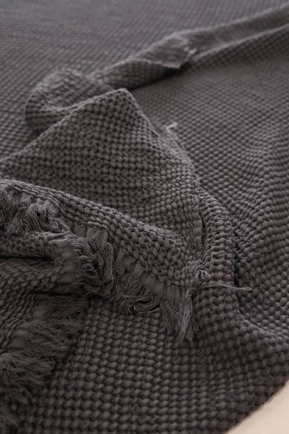 SMOKEY KNOTS Cotton Throw Blanket