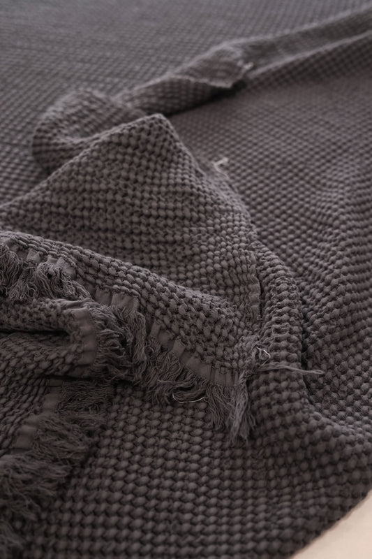 SMOKEY KNOTS Cotton Throw Blanket