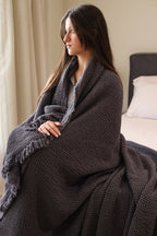 SMOKEY KNOTS Cotton Throw Blanket