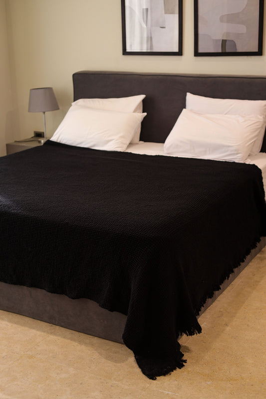 NIGHTY KNOTS Cotton Throw Blanket