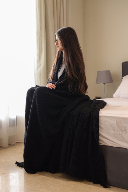NIGHTY KNOTS Cotton Throw Blanket