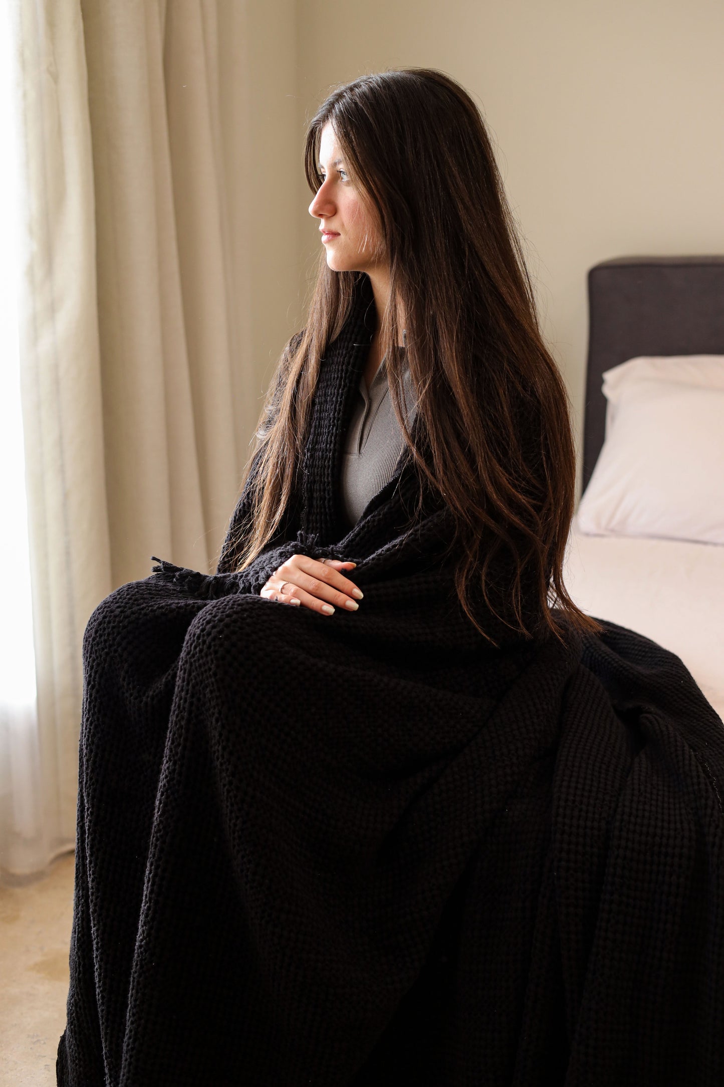 NIGHTY KNOTS Cotton Throw Blanket