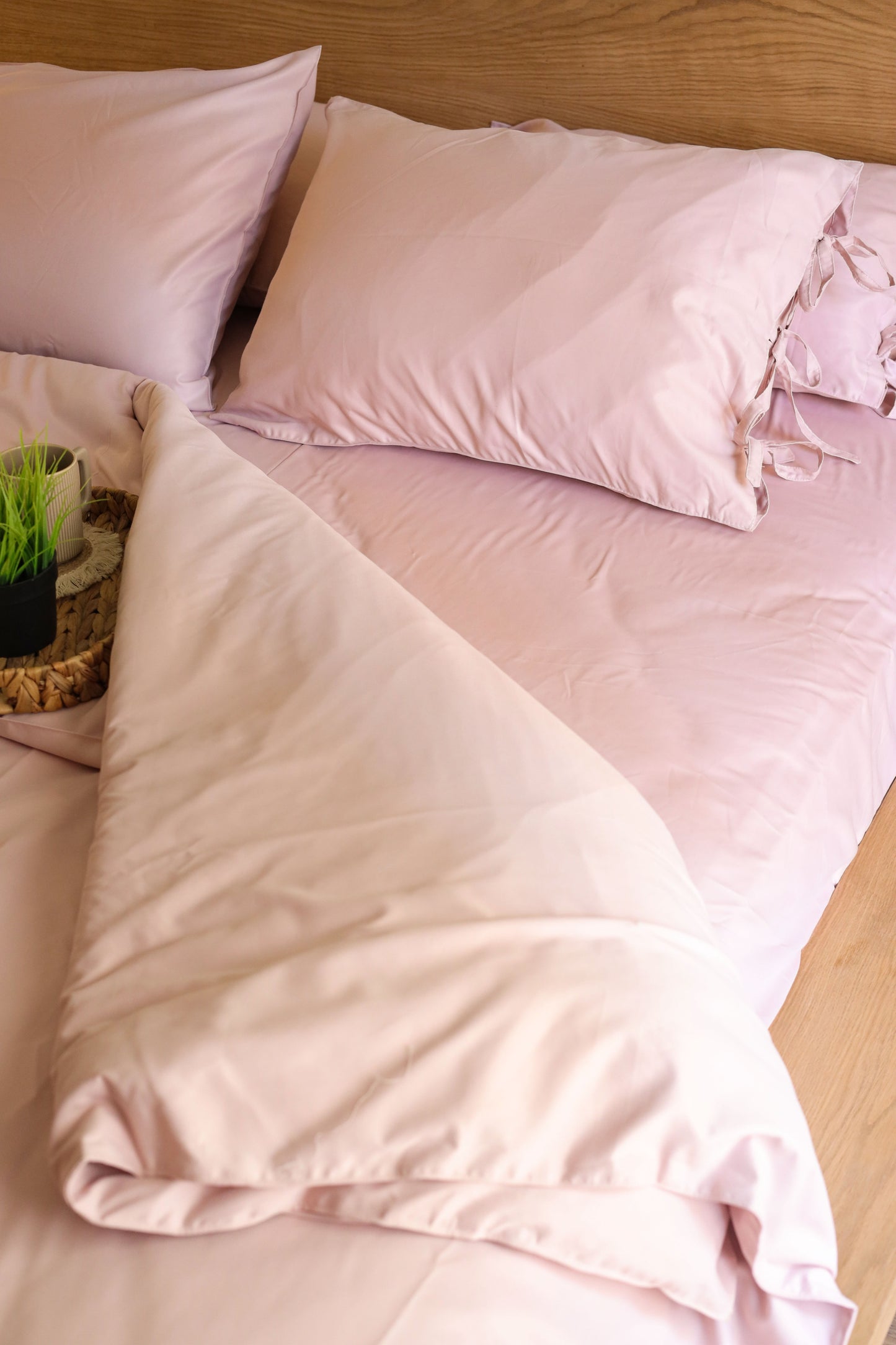 RIBBONELLE MARSHMELLO silky cotton duvet cover