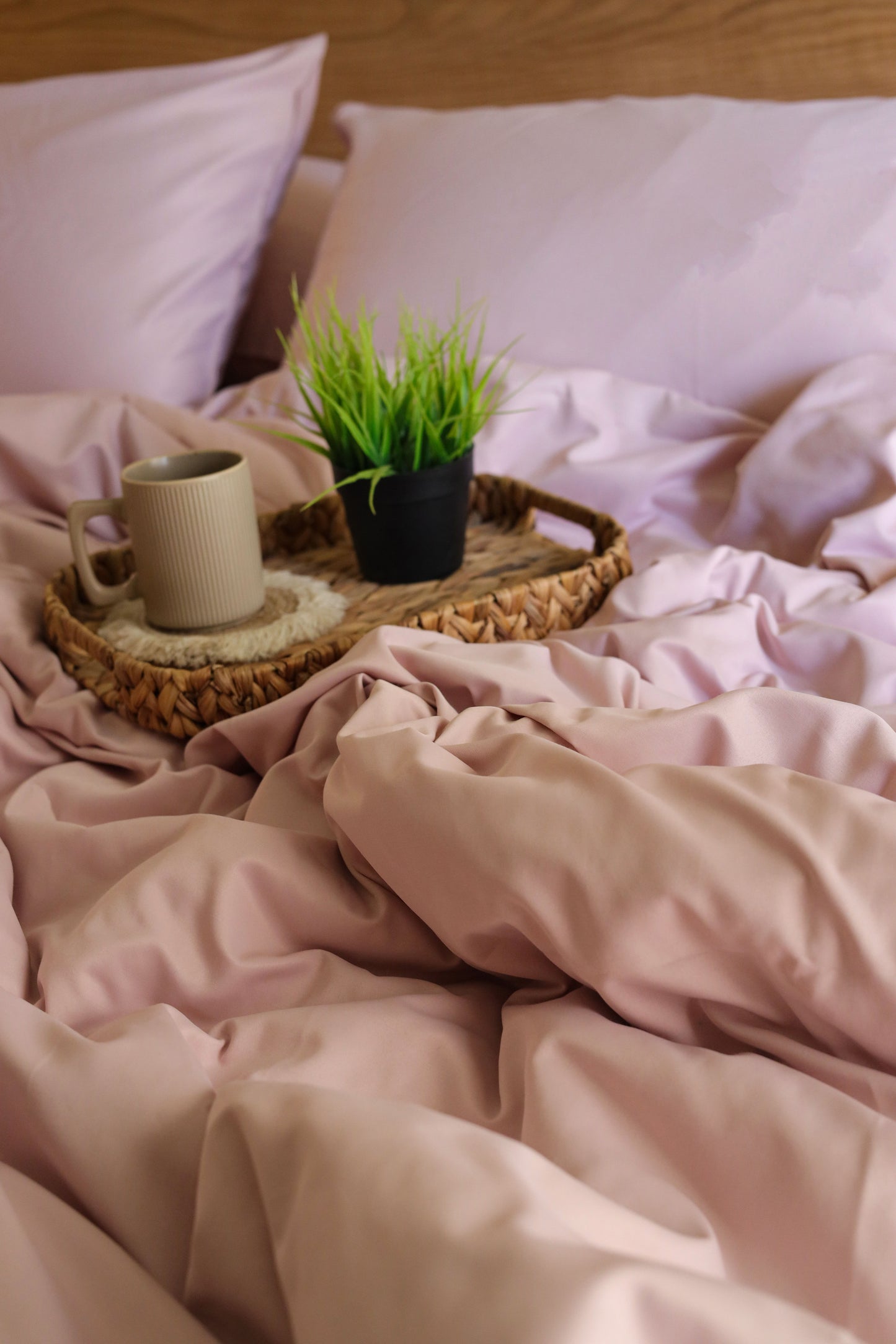 RIBBONELLE MARSHMELLO silky cotton duvet cover