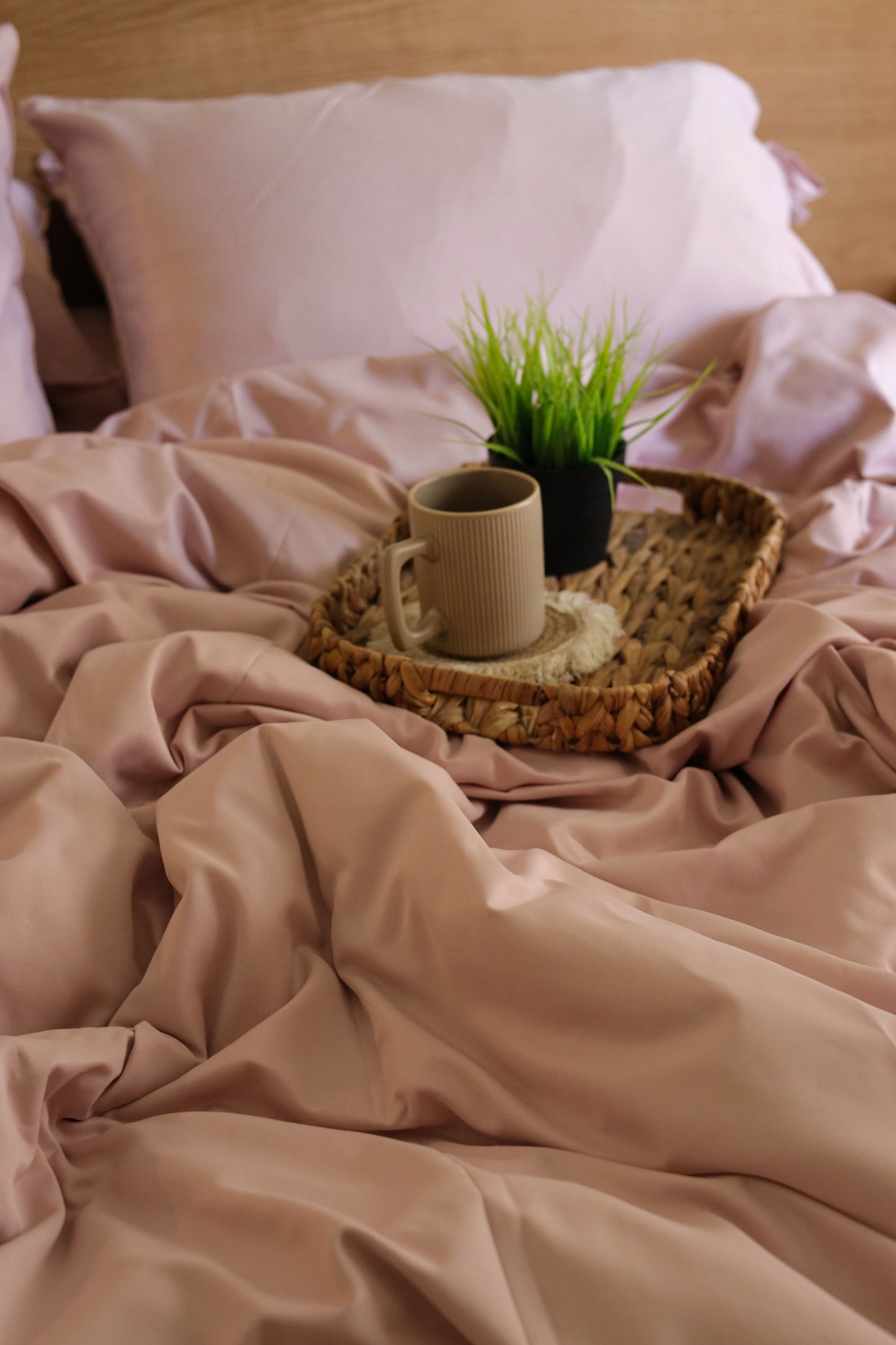 RIBBONELLE MARSHMELLO silky cotton duvet cover