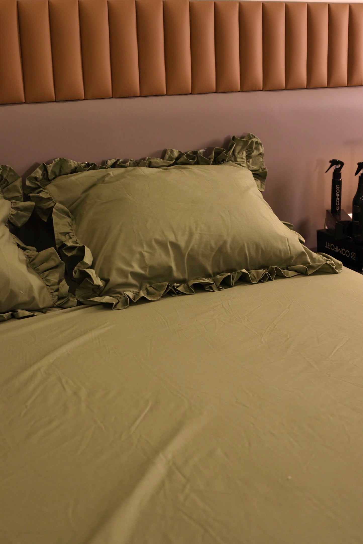 JUNGLE RUFFLES Percale Cotton Bedsheet